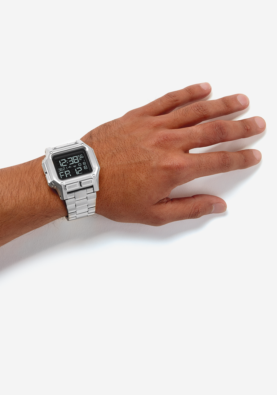 
NIXDEV01 Regulus Stainless Steel Digital Watch - Black - View 6