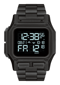 
NIXDEV01 Regulus Stainless Steel Digital Watch - All Black - View 1