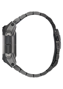 
NIXDEV01 Regulus Stainless Steel Digital Watch - Gunmetal - View 2