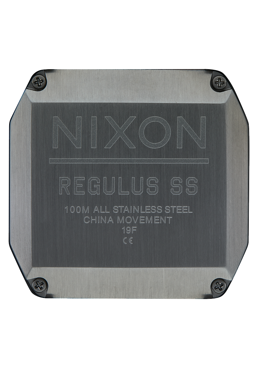 
NIXDEV01 Regulus Stainless Steel Digital Watch - Gunmetal - View 4