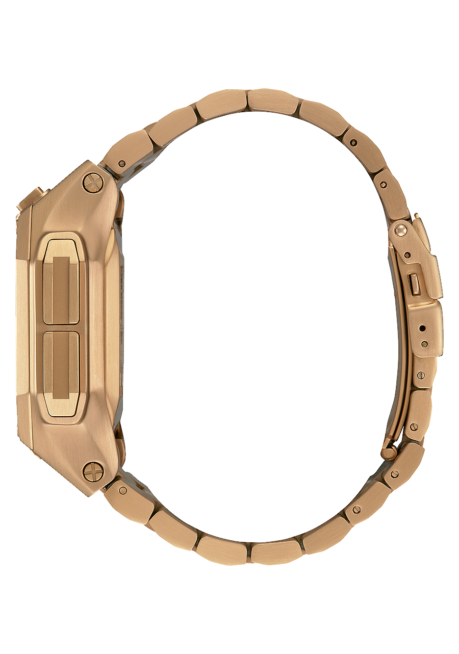 
NIXDEV01 Regulus Stainless Steel Digital Watch - All Gold - View 2
