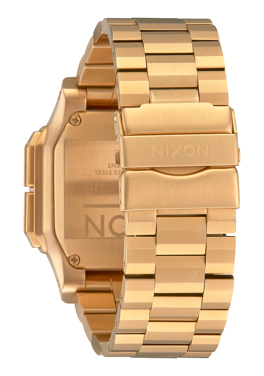 
NIXDEV01 Regulus Stainless Steel Digital Watch - All Gold - View 3