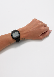 
NIXDEV01 Siren Milanese Digital Watch - All Black - View 6