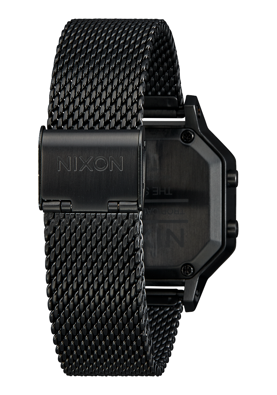 
NIXDEV01 Siren Milanese Digital Watch - All Black - View 3