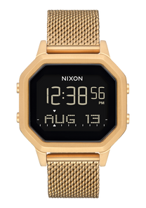 
NIXDEV01 Siren Milanese Digital Watch - All Gold - View 1
