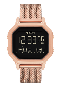 
NIXDEV01 Siren Milanese Digital Watch - All Rose Gold - View 1