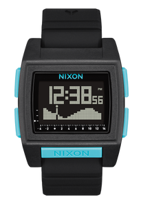 
NIXDEV01 Base Tide Pro Digital Watch - All Black / Blue - View 1