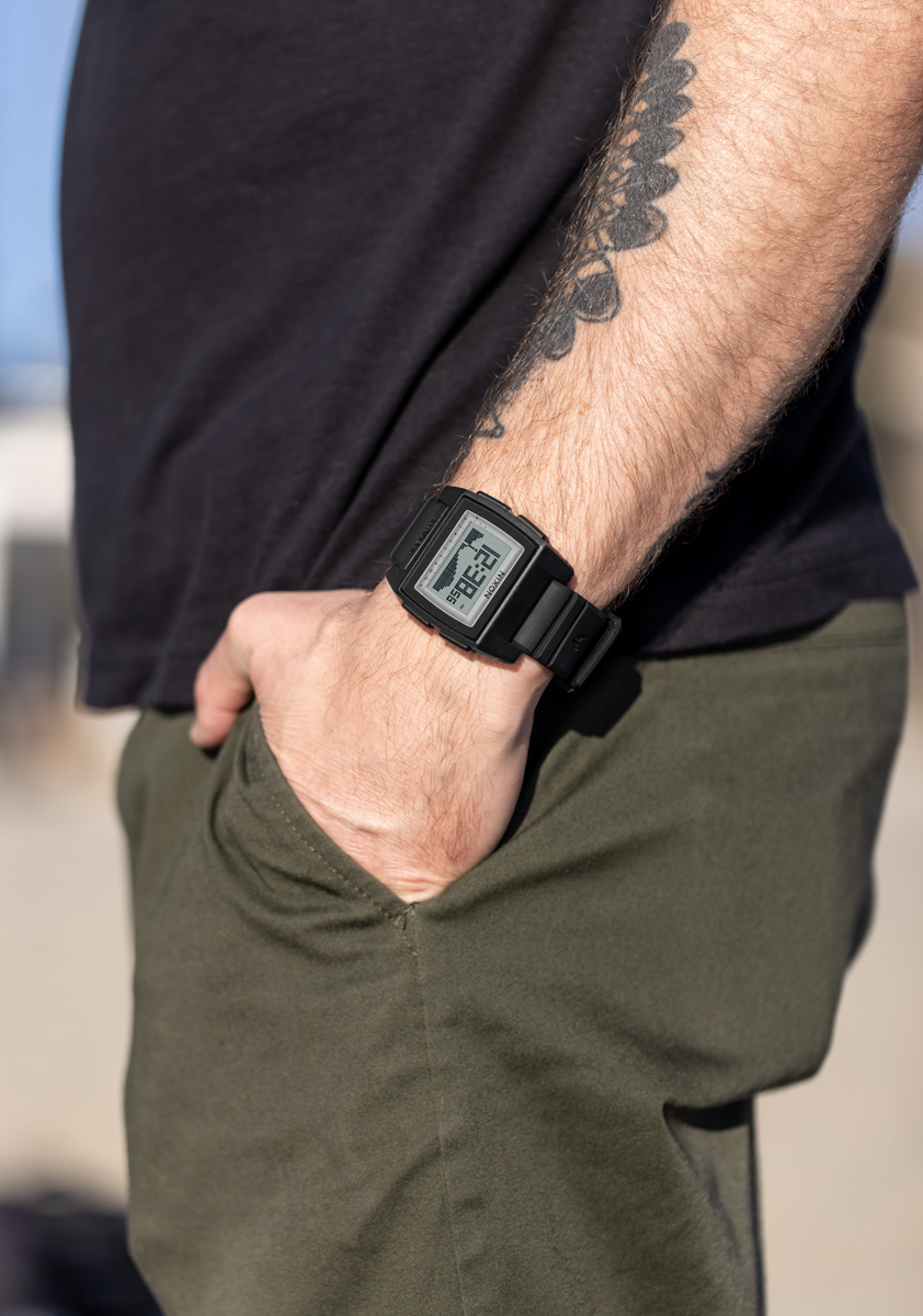 
NIXDEV01 Base Tide Pro Digital Watch - Black / Positive - View 5
