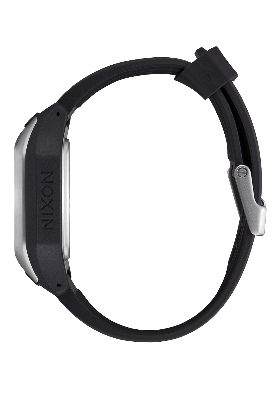
NIXDEV01 High Tide Digital Watch - Silver / Black - View 2