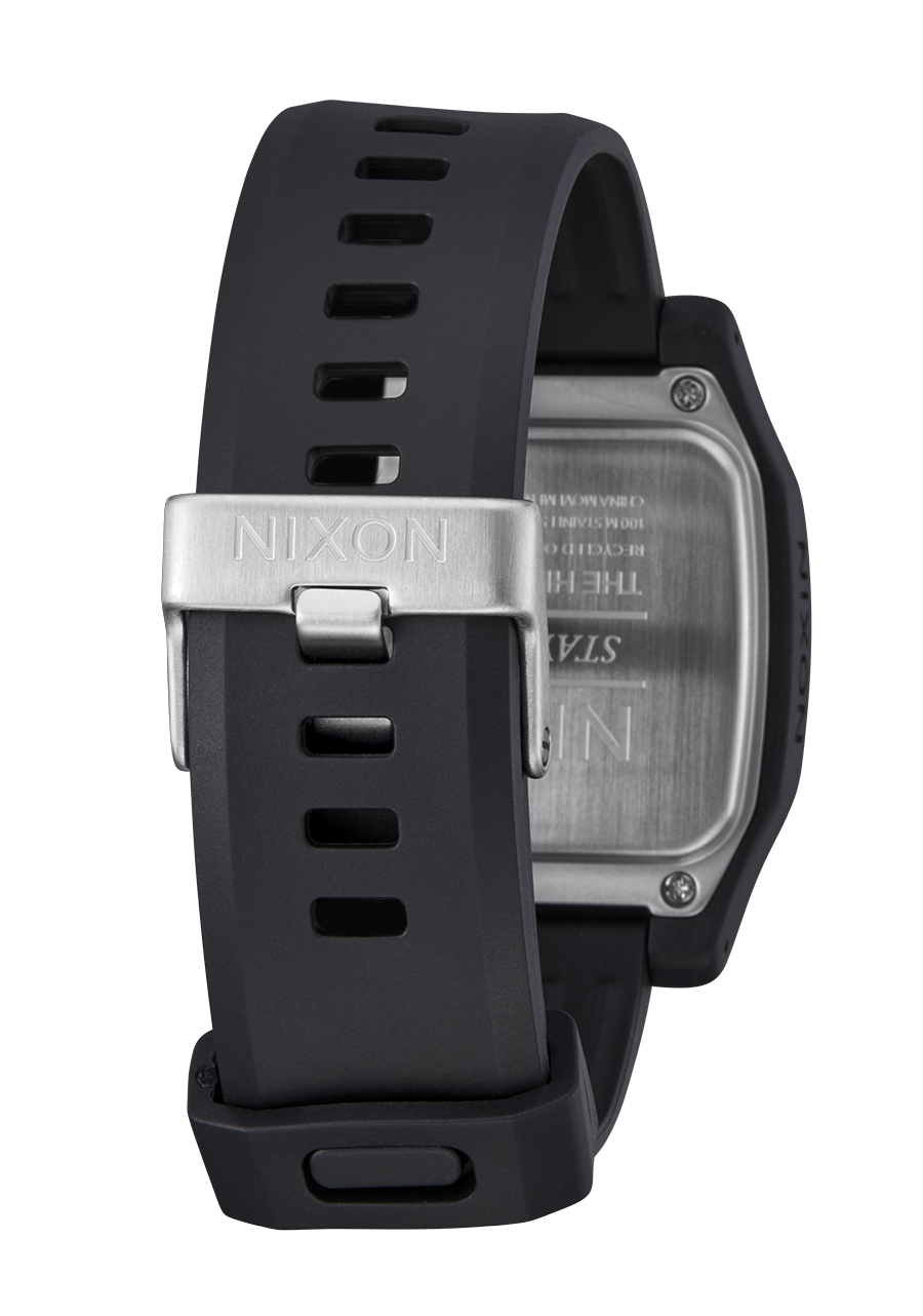 
NIXDEV01 High Tide Digital Watch - Silver / Black - View 3