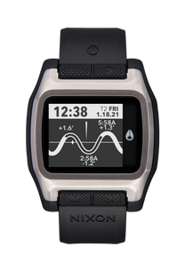 
NIXDEV01 High Tide Digital Watch - Silver / Black - View 6
