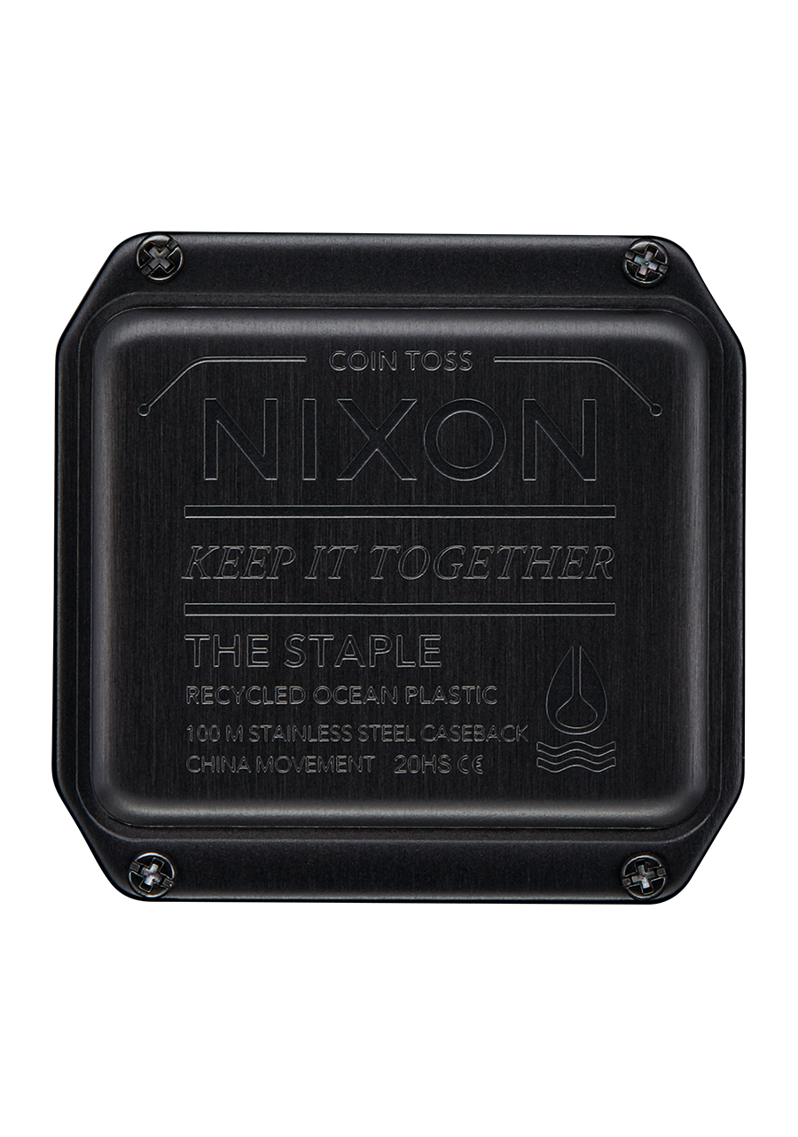 
NIXDEV01 Staple Digital Watch - Black / Gold - View 4