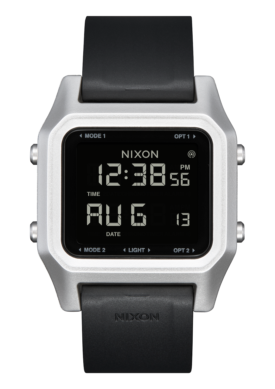 
NIXDEV01 Staple Digital Watch - Silver / Black - View 1