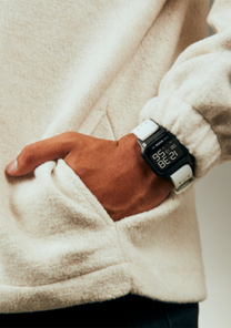 
NIXDEV01 Heat Digital Watch - Black / White - View 8
