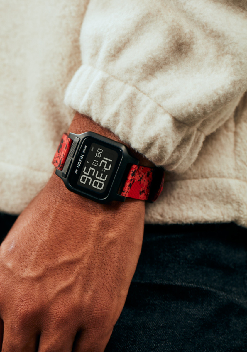 
NIXDEV01 Heat Digital Watch - Black / Red - View 8