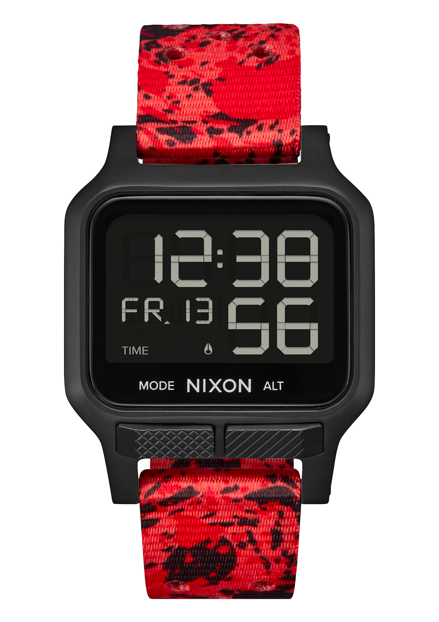 
NIXDEV01 Heat Digital Watch - Black / Red - View 6