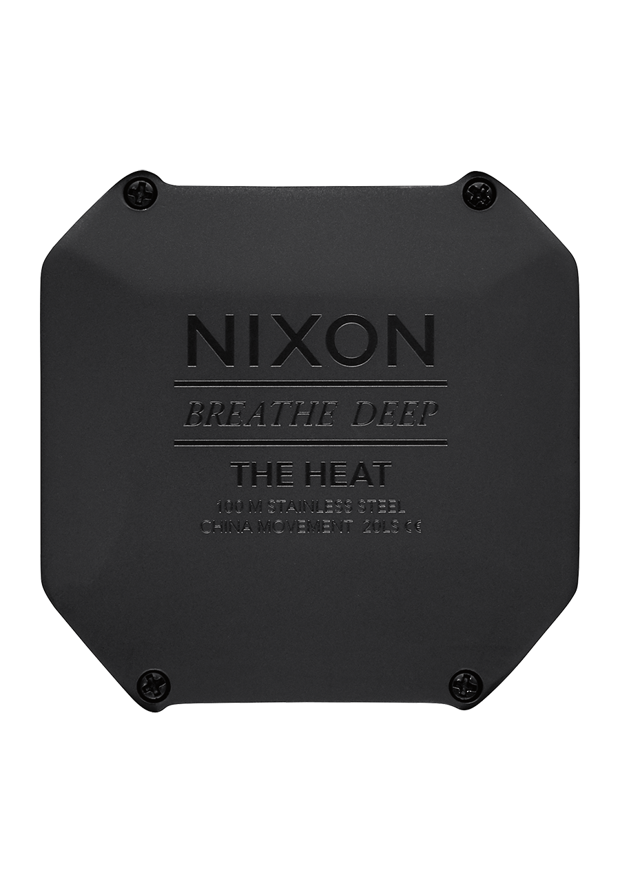 
NIXDEV01 Heat Digital Watch - Black / Aqua Positive - View 4