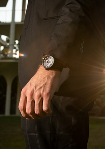 
NIXDEV01 Spectra Analog Watch - Black / Black - View 7