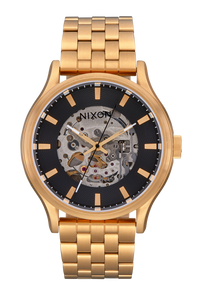 
NIXDEV01 Spectra Analog Watch - Black / Gold - View 1