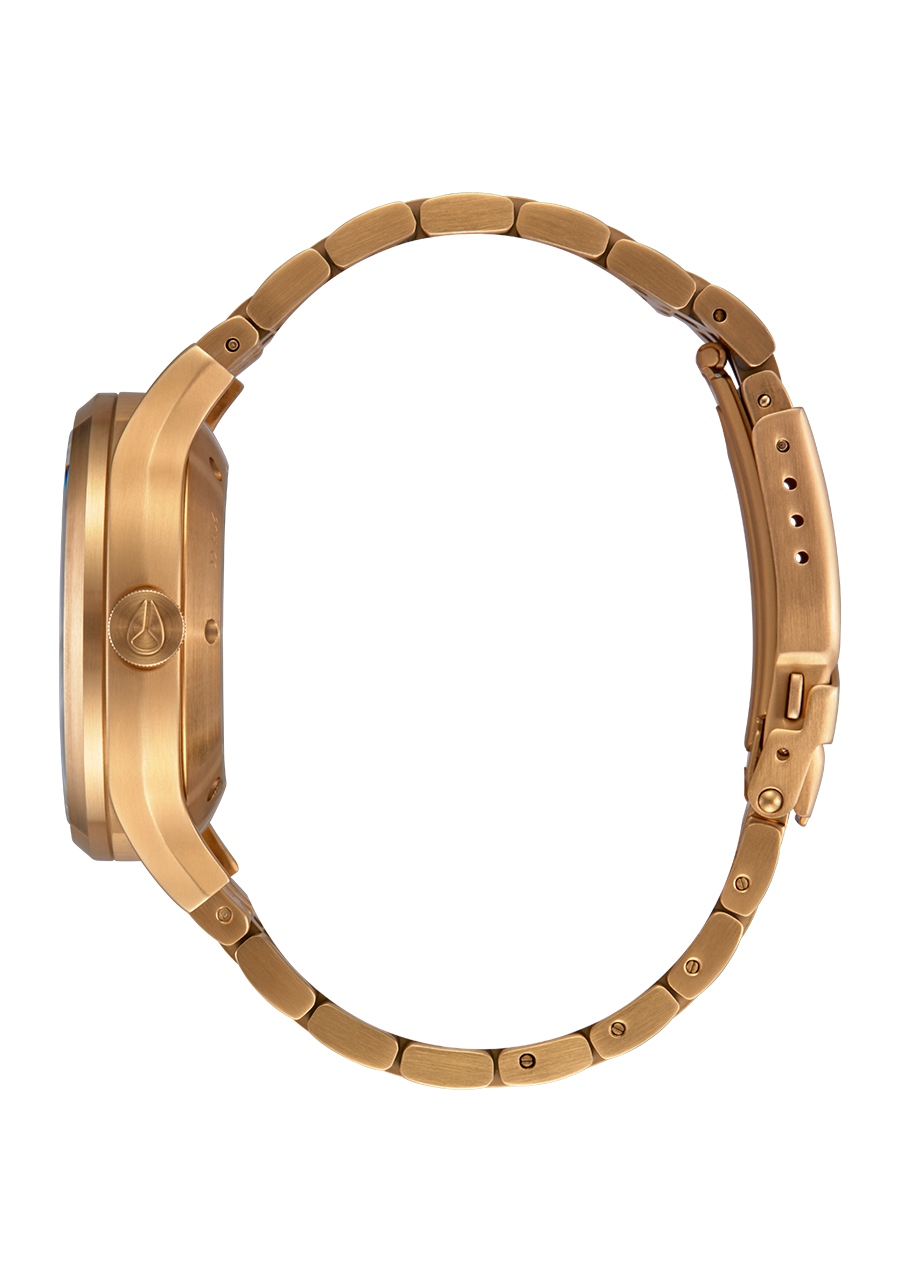 
NIXDEV01 Spectra Analog Watch - Black / Gold - View 2