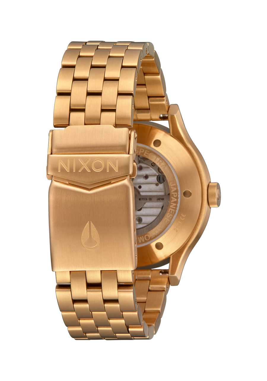 
NIXDEV01 Spectra Analog Watch - Black / Gold - View 3