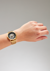 
NIXDEV01 Spectra Analog Watch - Black / Gold - View 6
