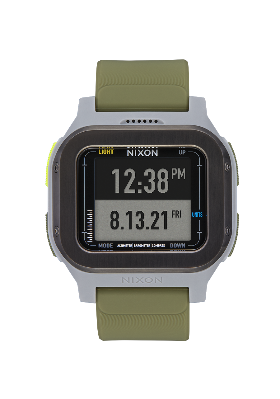 
NIXDEV01 Regulus Expedition Digital Watch - Gunmetal / Surplus - View 1