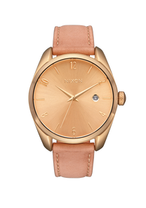 
NIXDEV01 Thalia Leather Analog Watch - Light Gold / Tan - View 1