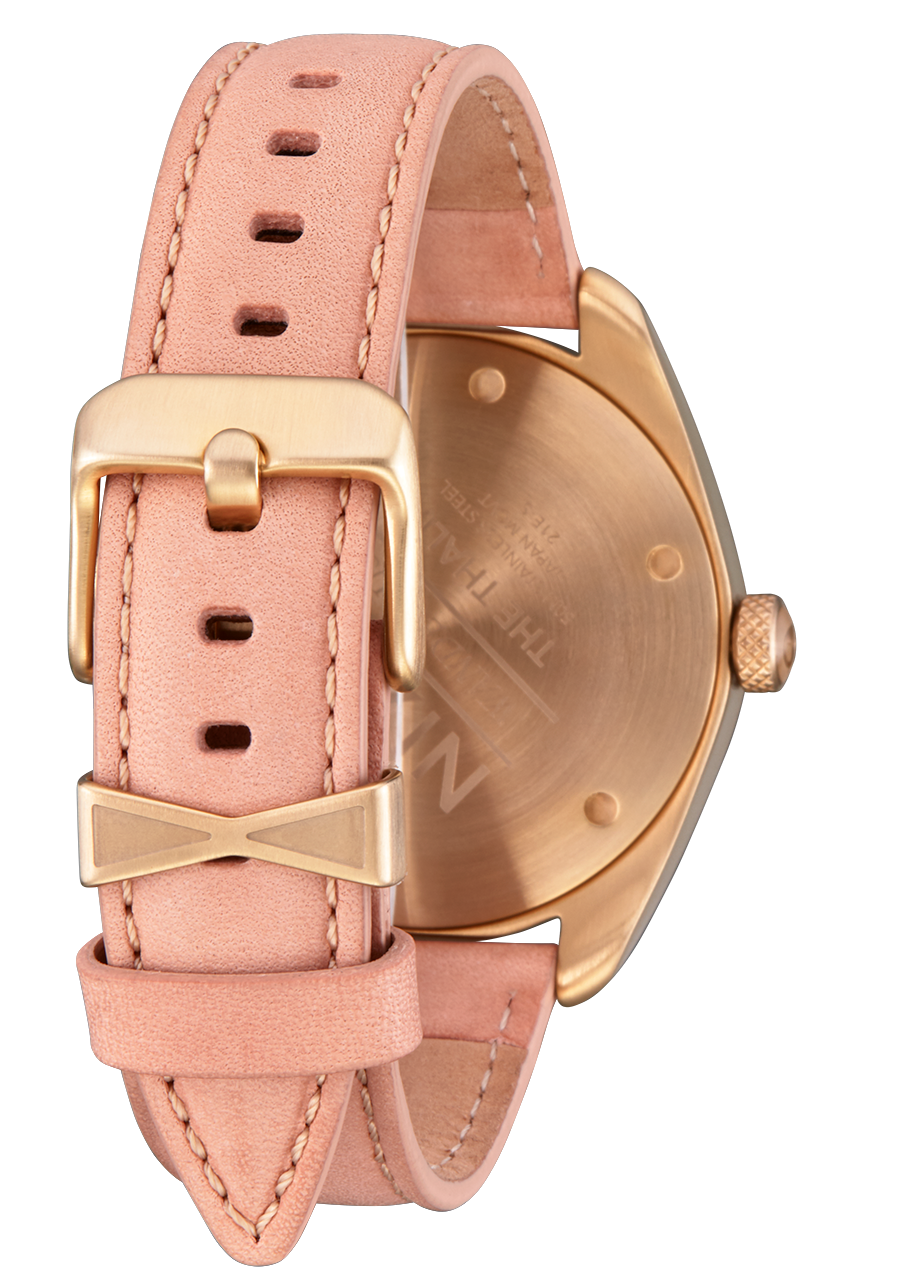 
NIXDEV01 Thalia Leather Analog Watch - Light Gold / Tan Copy - View 3