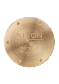 
NIXDEV01 Thalia Leather Analog Watch - Light Gold / Tan - View 4