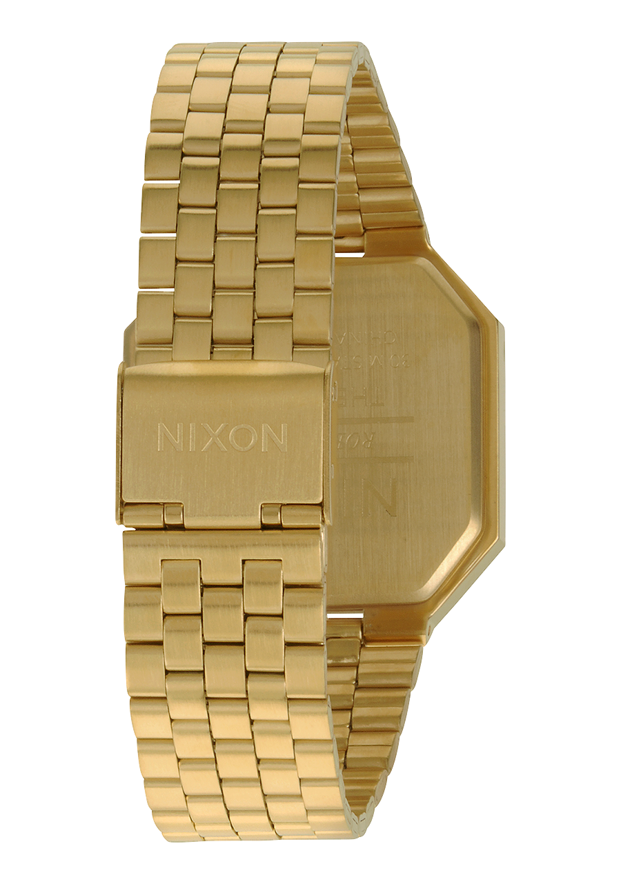 
NIXDEV01 Re-Run Digital Watch - All Gold - View 3