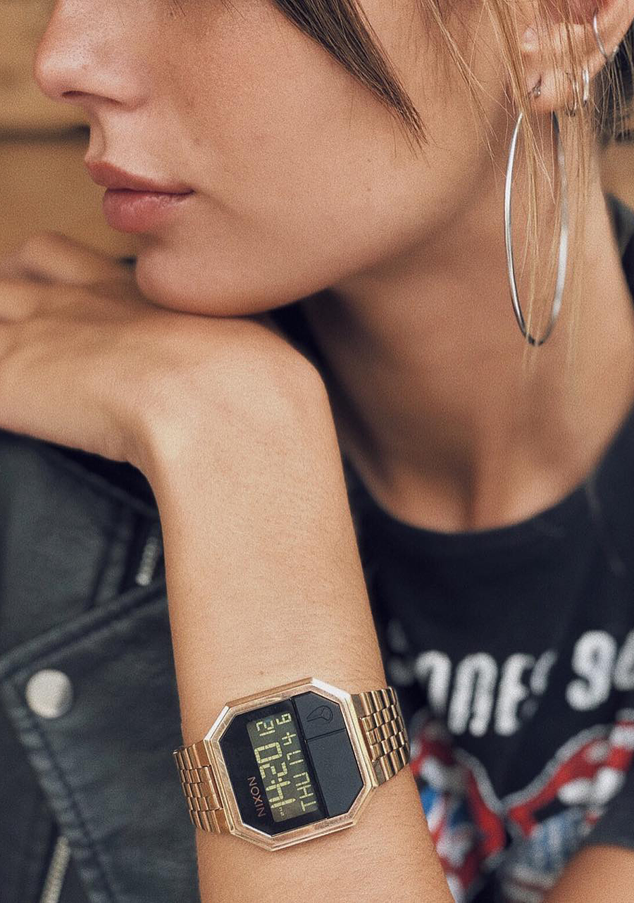 
NIXDEV01 Re-Run Digital Watch - All Rose Gold - View 5