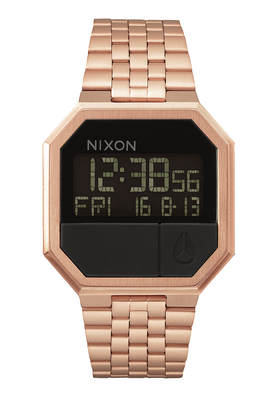 
NIXDEV01 Re-Run Digital Watch - All Rose Gold - View 1