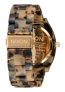 
NIXDEV01 Time Teller Acetate Analog Watch - Cream Tortoise - View 3