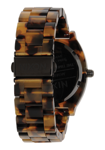 
NIXDEV01 Time Teller Acetate Analog Watch - Tortoise - View 3