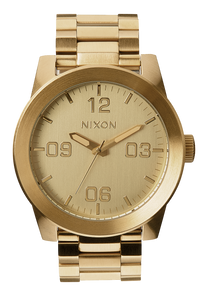 
NIXDEV01 Corporal Stainless Steel Analog Watch - All Gold - View 1