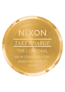 
NIXDEV01 Corporal Stainless Steel Analog Watch - All Gold / Black - View 4