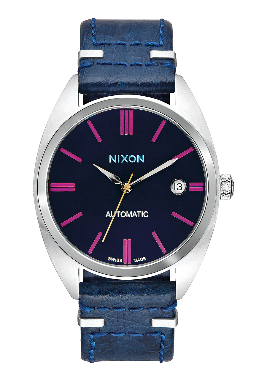 
NIXDEV01 Supremacy Analog Watch - Blue / Magenta - View 1