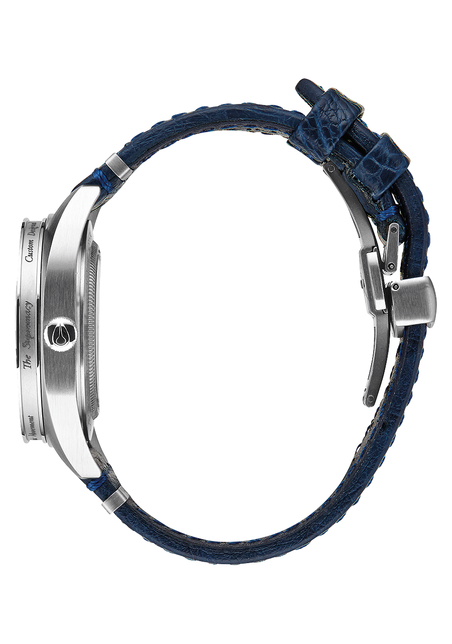 
NIXDEV01 Supremacy Analog Watch - Blue / Magenta - View 2