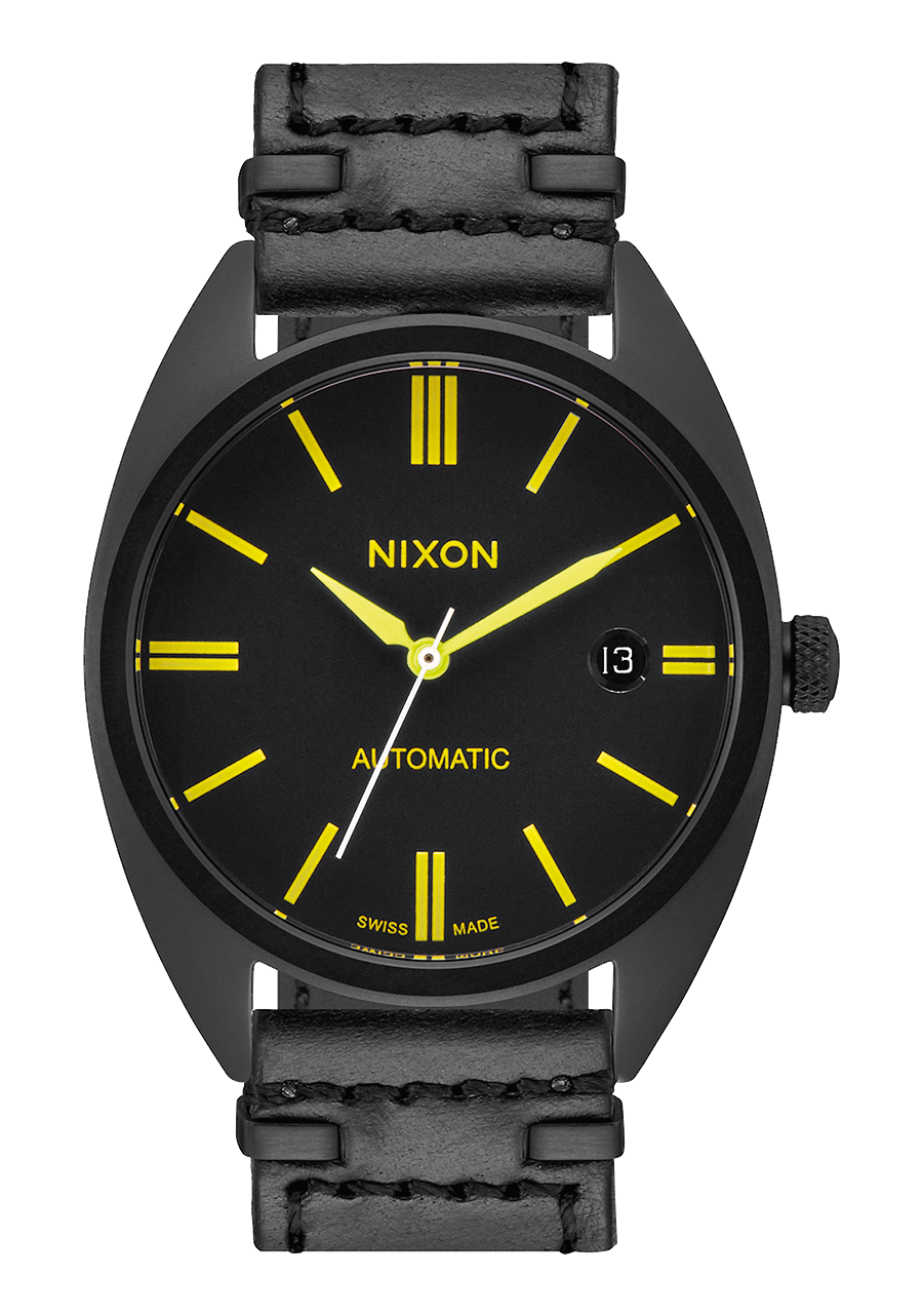 
NIXDEV01 Supremacy Analog Watch - Black / Yellow - View 5