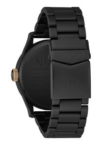 
NIXDEV01 Sentry Stainless Steel Analog Watch - Matte Black / Gold - View 3
