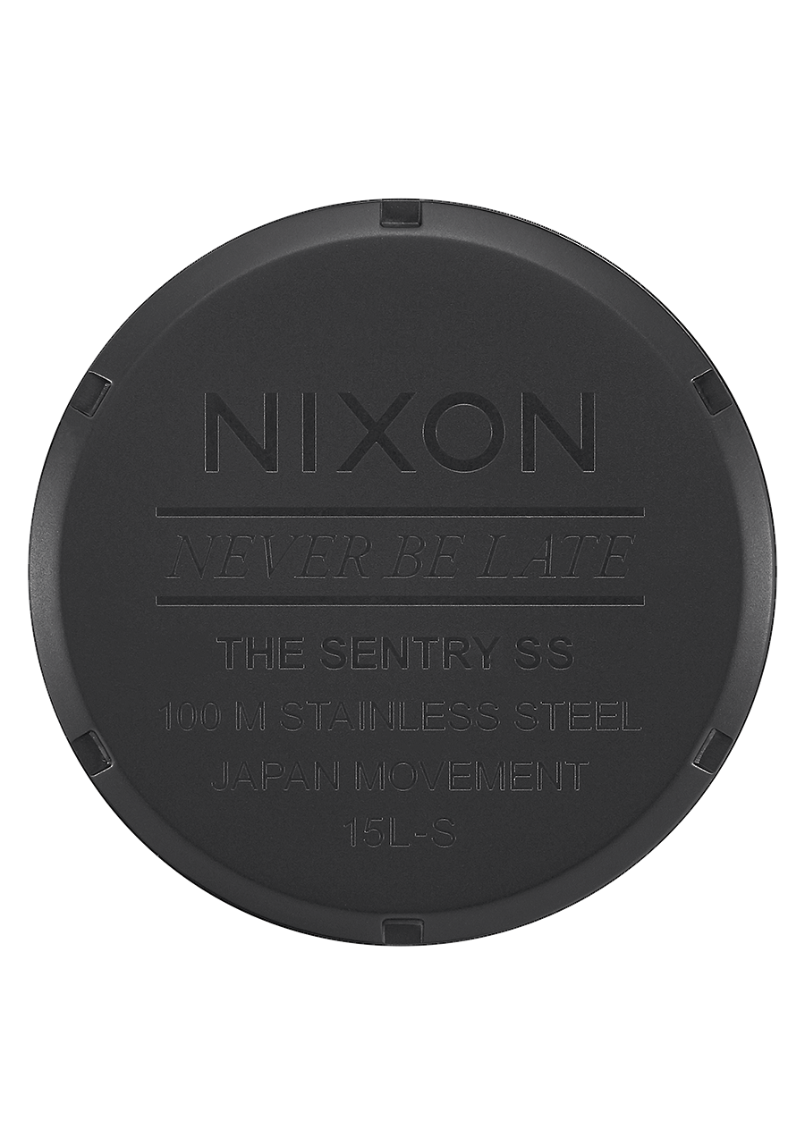 
NIXDEV01 Sentry Stainless Steel Analog Watch - Matte Black / Gold - View 4