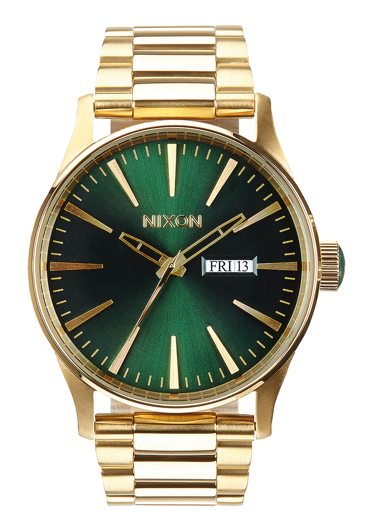 Sentry Stainless Steel - Gold / Green Sunray