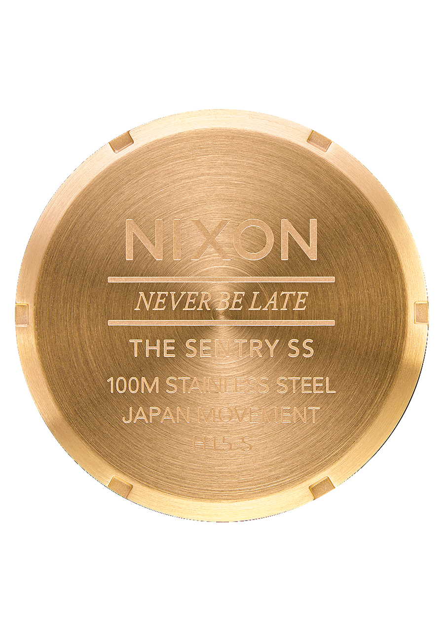 
NIXDEV01 Sentry Stainless Steel Analog Watch - Gold / Green Sunray - View 4