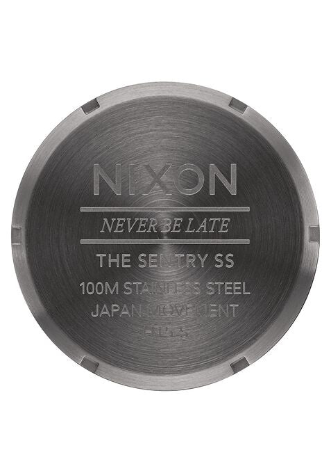 
NIXDEV01 Sentry Stainless Steel Analog Watch - Gunmetal / Black Sunray - View 4