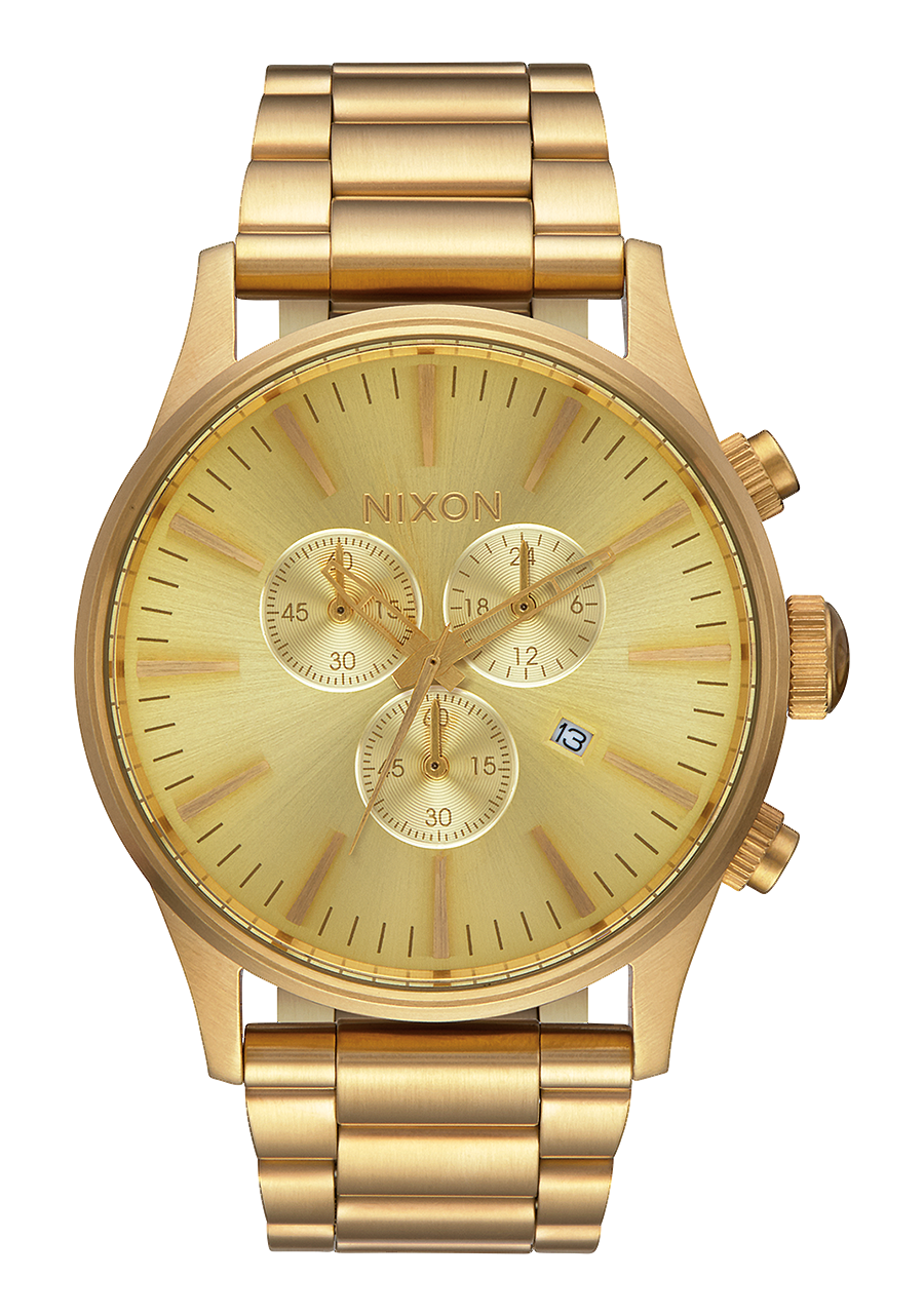 
NIXDEV01 Sentry Chrono Analog Watch - All Gold - View 1