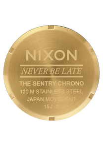 
NIXDEV01 Sentry Chrono Analog Watch - All Gold / Black - View 4