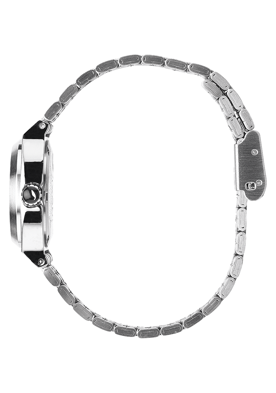 
NIXDEV01 Small Time Teller Analog Watch - All Silver - View 2