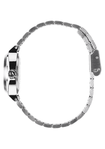 
NIXDEV01 Small Time Teller Analog Watch - All Silver - View 2