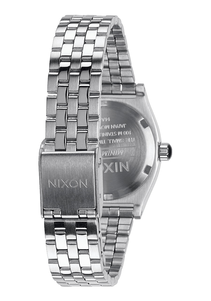 
NIXDEV01 Small Time Teller Analog Watch - All Silver - View 3